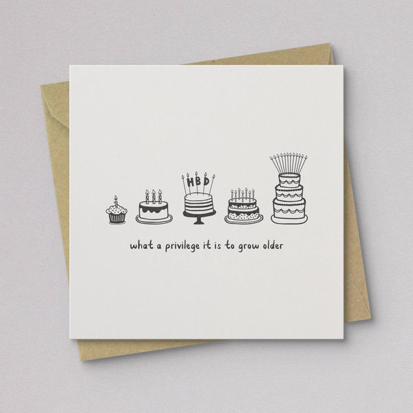 Privilege to Grow Older Birthday Card - DIGS