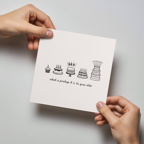 Privilege to Grow Older Birthday Card - DIGS