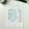 Puget Sound Map Postcard - DIGS