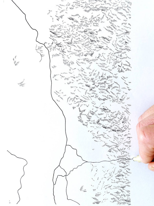 Puget Sound Topo Map Print - DIGS