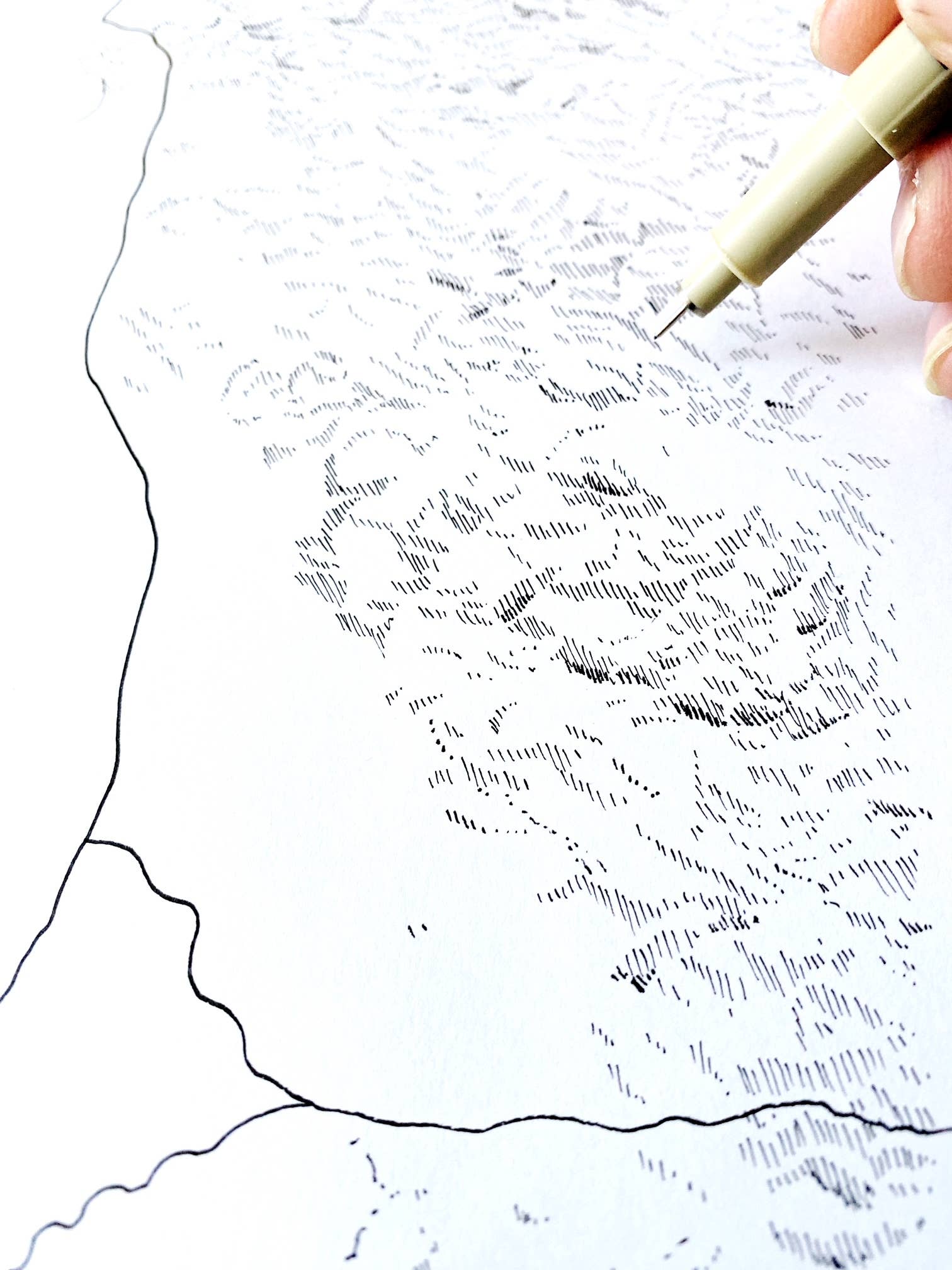 Puget Sound Topo Map Print - DIGS