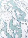 Puget Sound Topo Map Print - DIGS