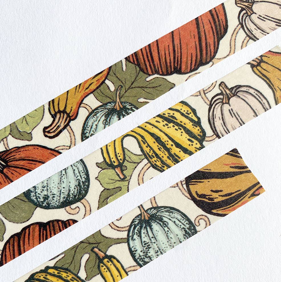 Pumpkin + Gourds Fall Washi Tape - DIGS