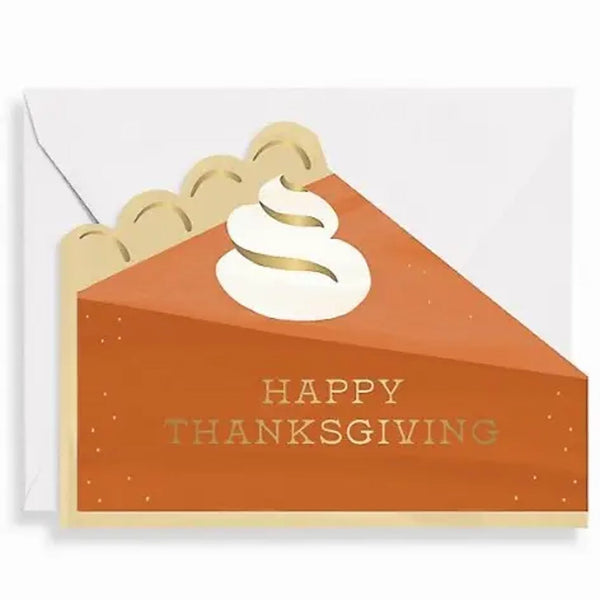 Pumpkin Pie Thanksgiving Card - DIGS