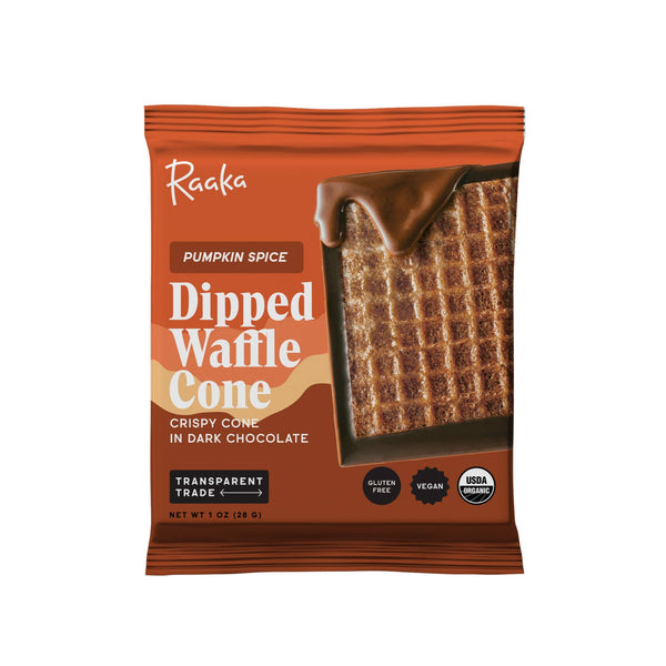 Pumpkin Spice Dipped Waffle Cone Bar - DIGS