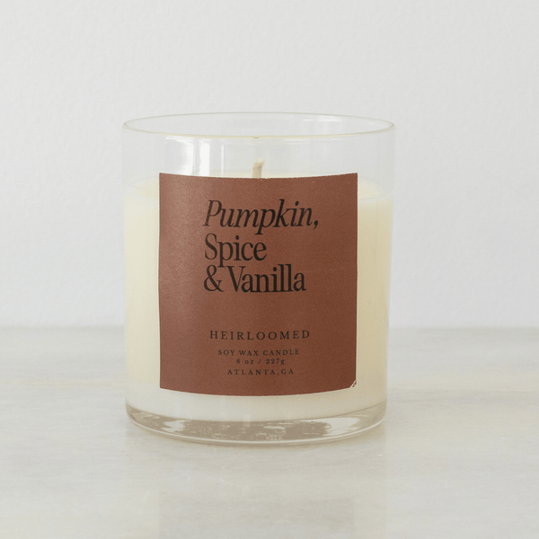 Pumpkin, Spice & Vanilla Candle - DIGS