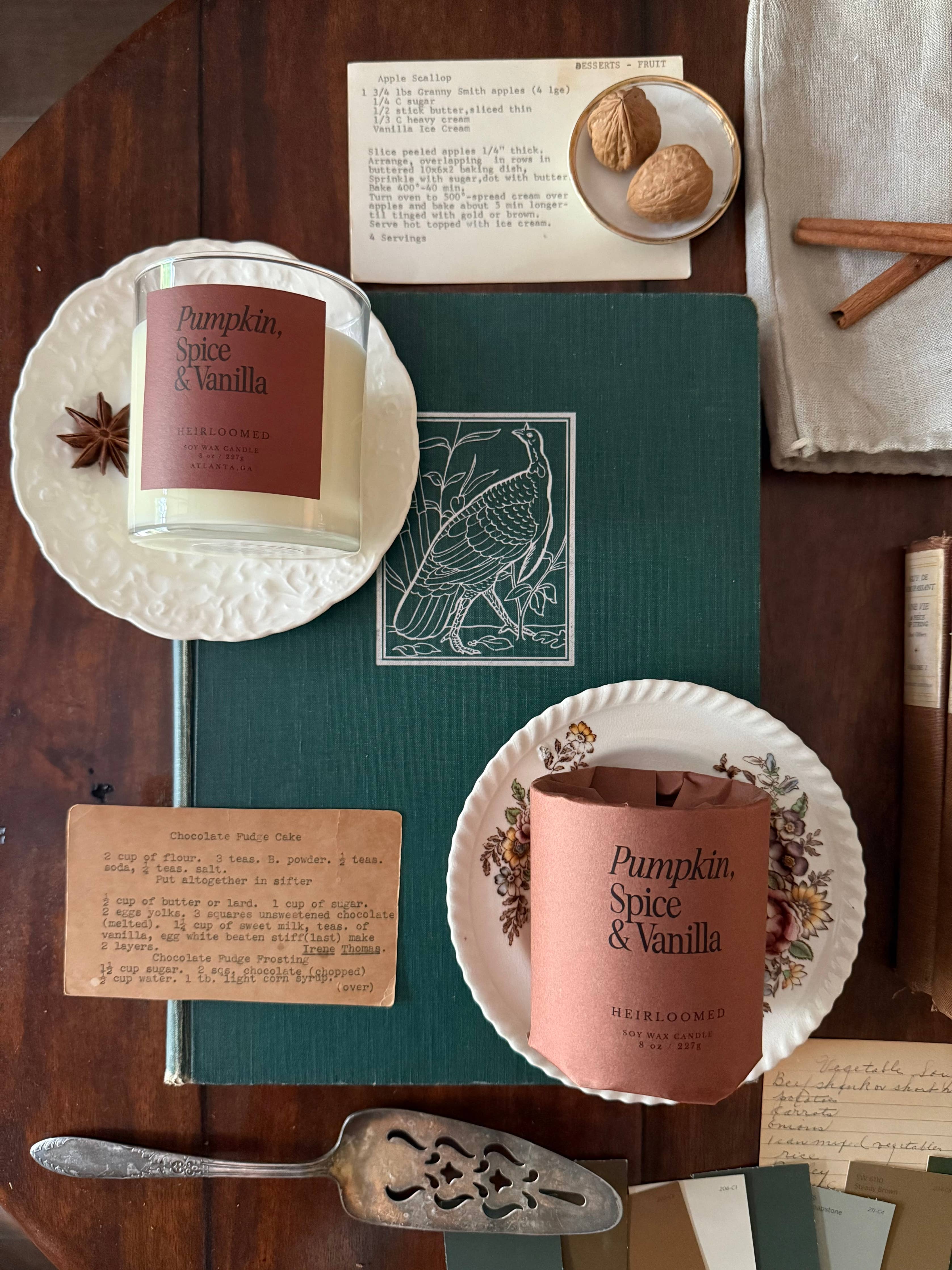 Pumpkin, Spice & Vanilla Candle - DIGS