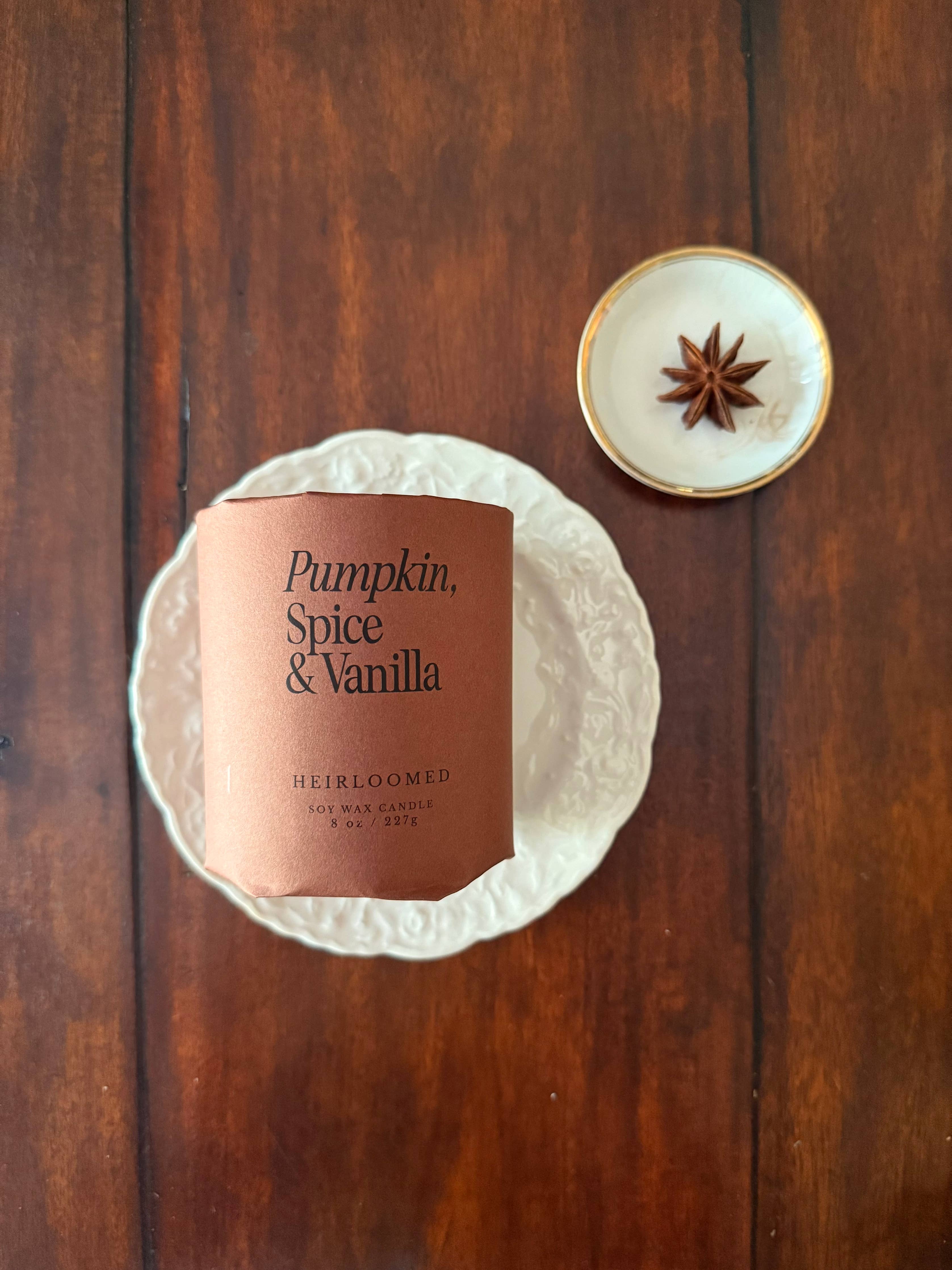 Pumpkin, Spice & Vanilla Candle - DIGS