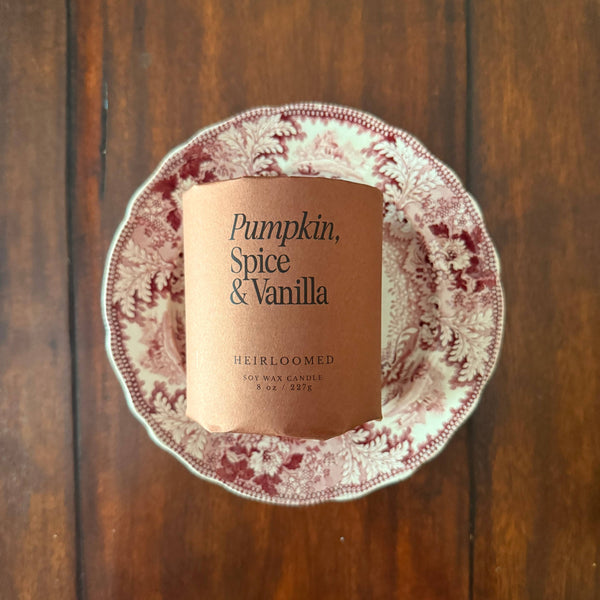Pumpkin, Spice & Vanilla Candle - DIGS