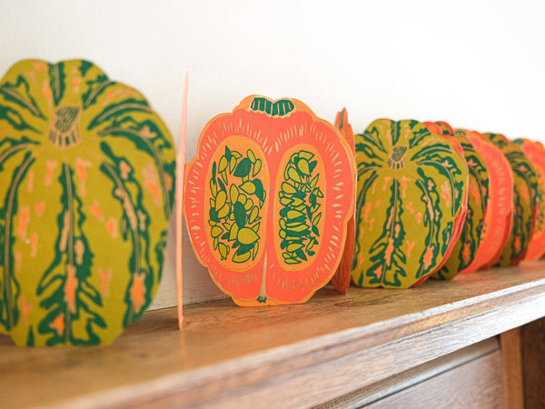 Pumpkins & Gourds Concertina Garland - DIGS