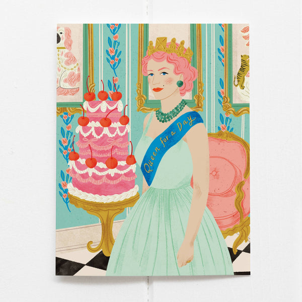 Queen For A Day Birthday Card - DIGS