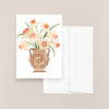 Rabbit Vase With Daffodils Card - DIGS