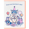 Raccoon Birthday Card - DIGS