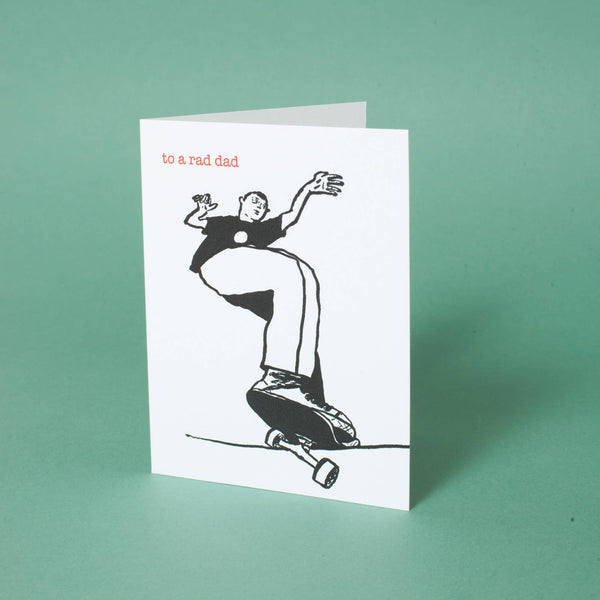 Rad Skater Father's Day Card - DIGS