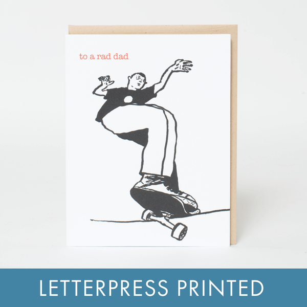 Rad Skater Father's Day Card - DIGS