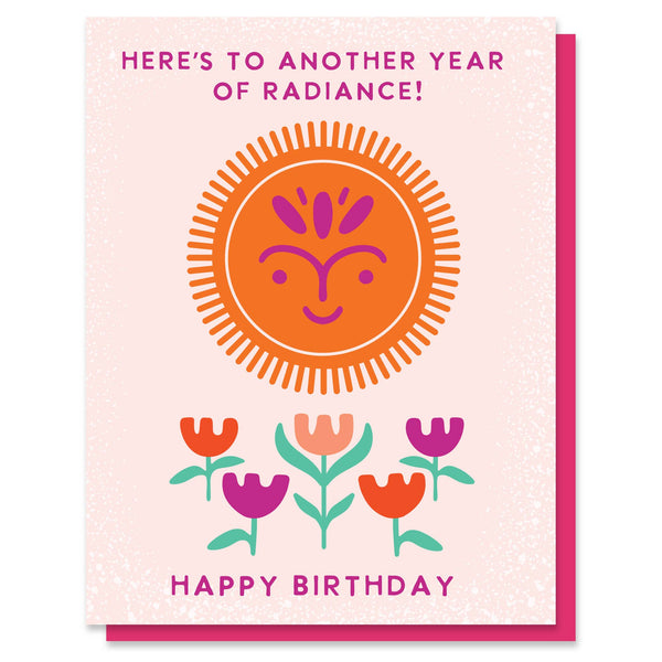 Radiant Sun Birthday Card - DIGS
