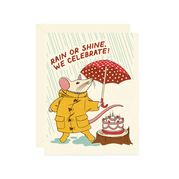 Rain or Shine Birthday Card - DIGS