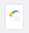 Rainbow Bridge Pet Sympathy Card - DIGS