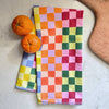 Rainbow Checks Tea Towel - DIGS
