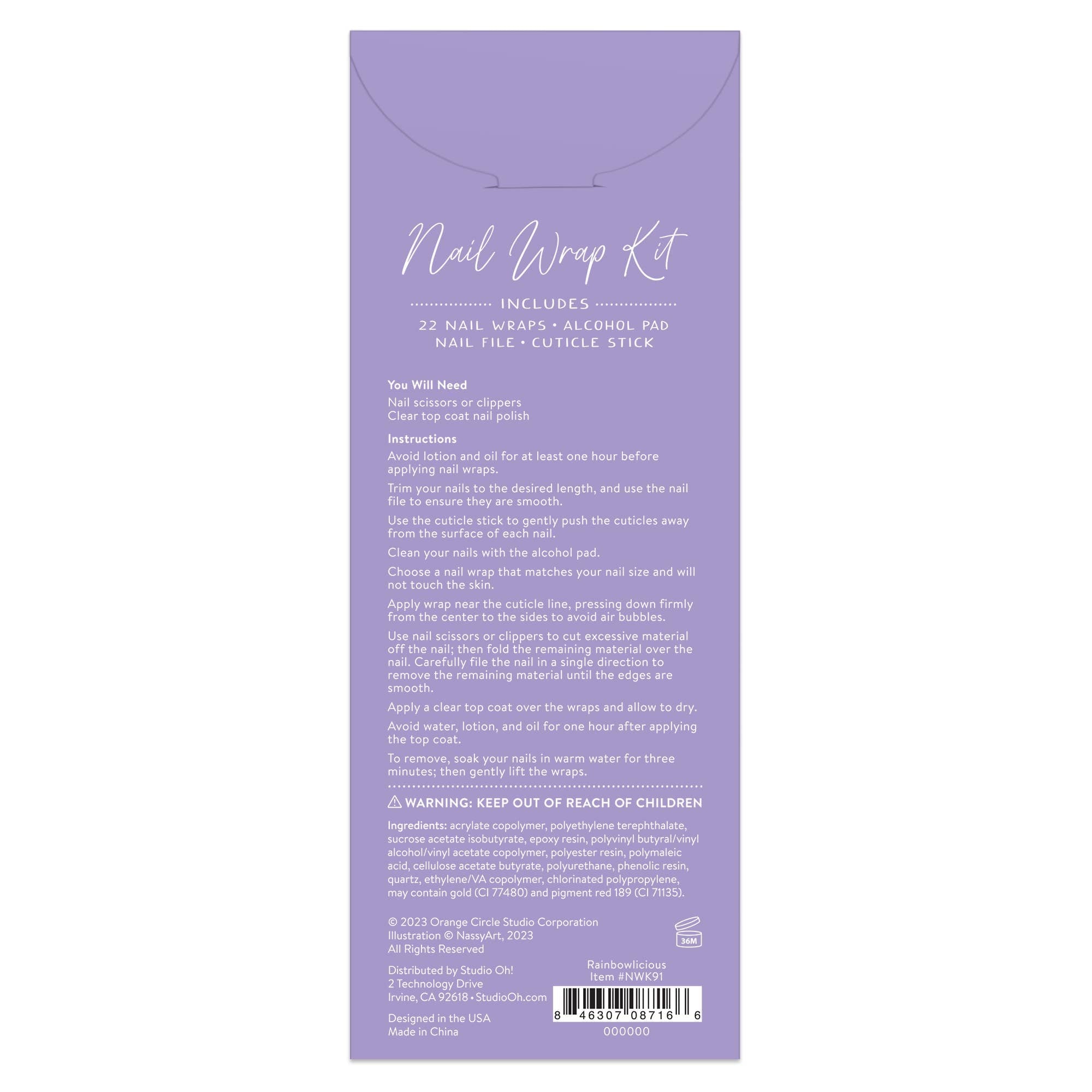 Rainbowlicious Nail Wrap Kit - DIGS