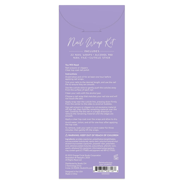 Rainbowlicious Nail Wrap Kit - DIGS