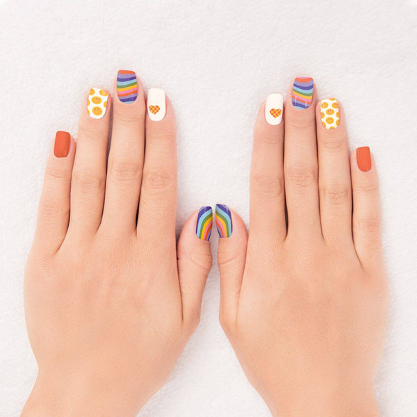 Rainbowlicious Nail Wrap Kit - DIGS
