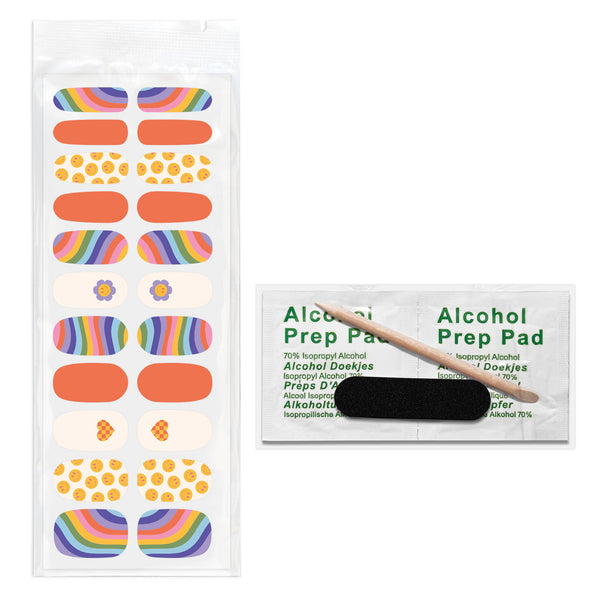 Rainbowlicious Nail Wrap Kit - DIGS