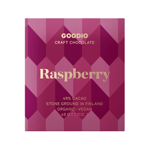 Raspberry 49% Chocolate Bar - DIGS