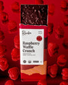 Raspberry Waffle Crunch Dark Chocolate Bar - DIGS