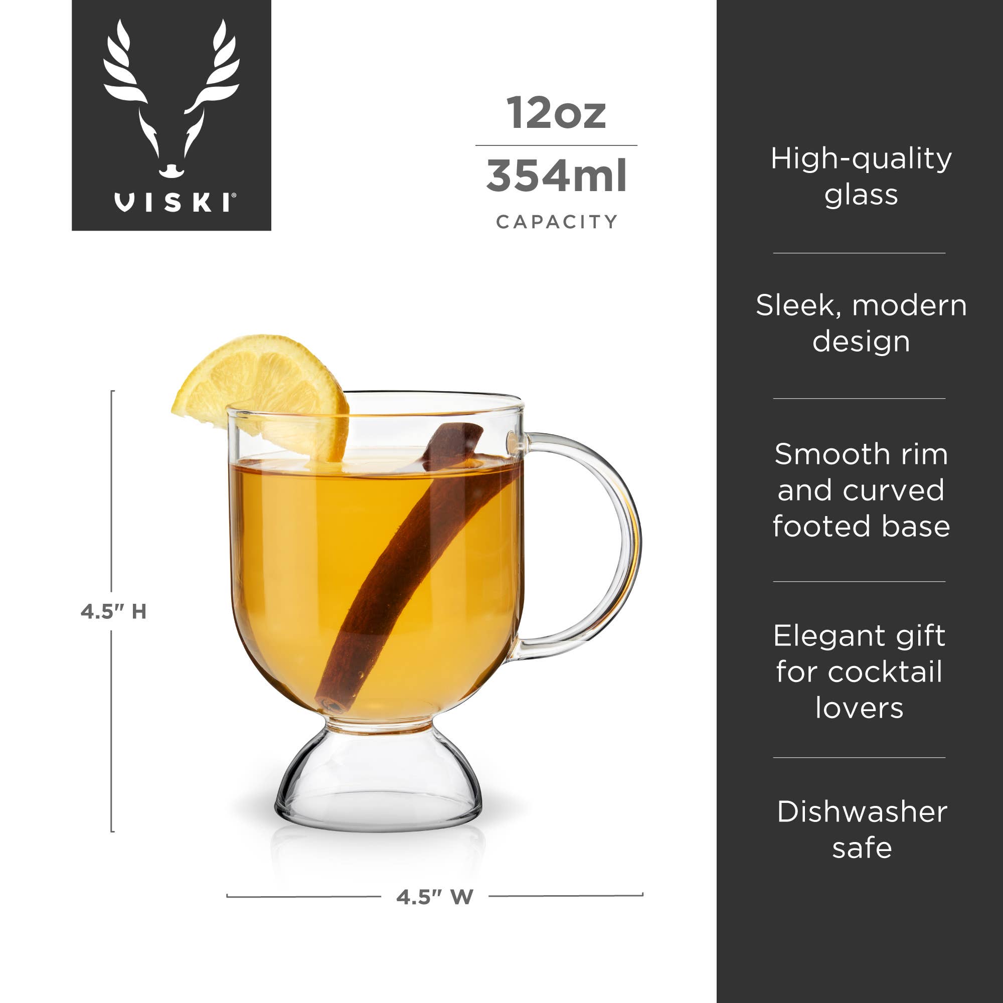Raye Hot Toddy Mugs Set/2 - DIGS