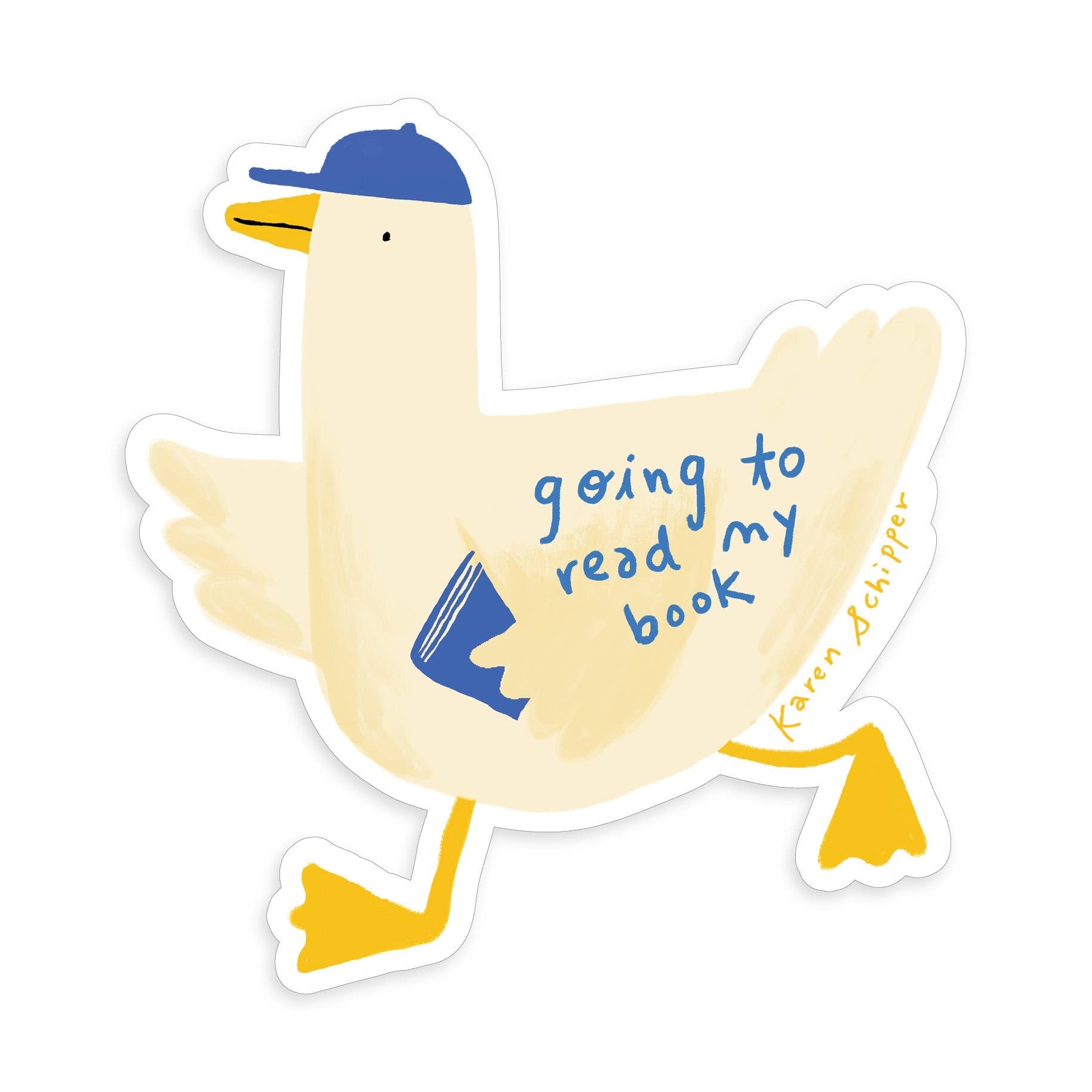 Reading Duck Sticker - DIGS
