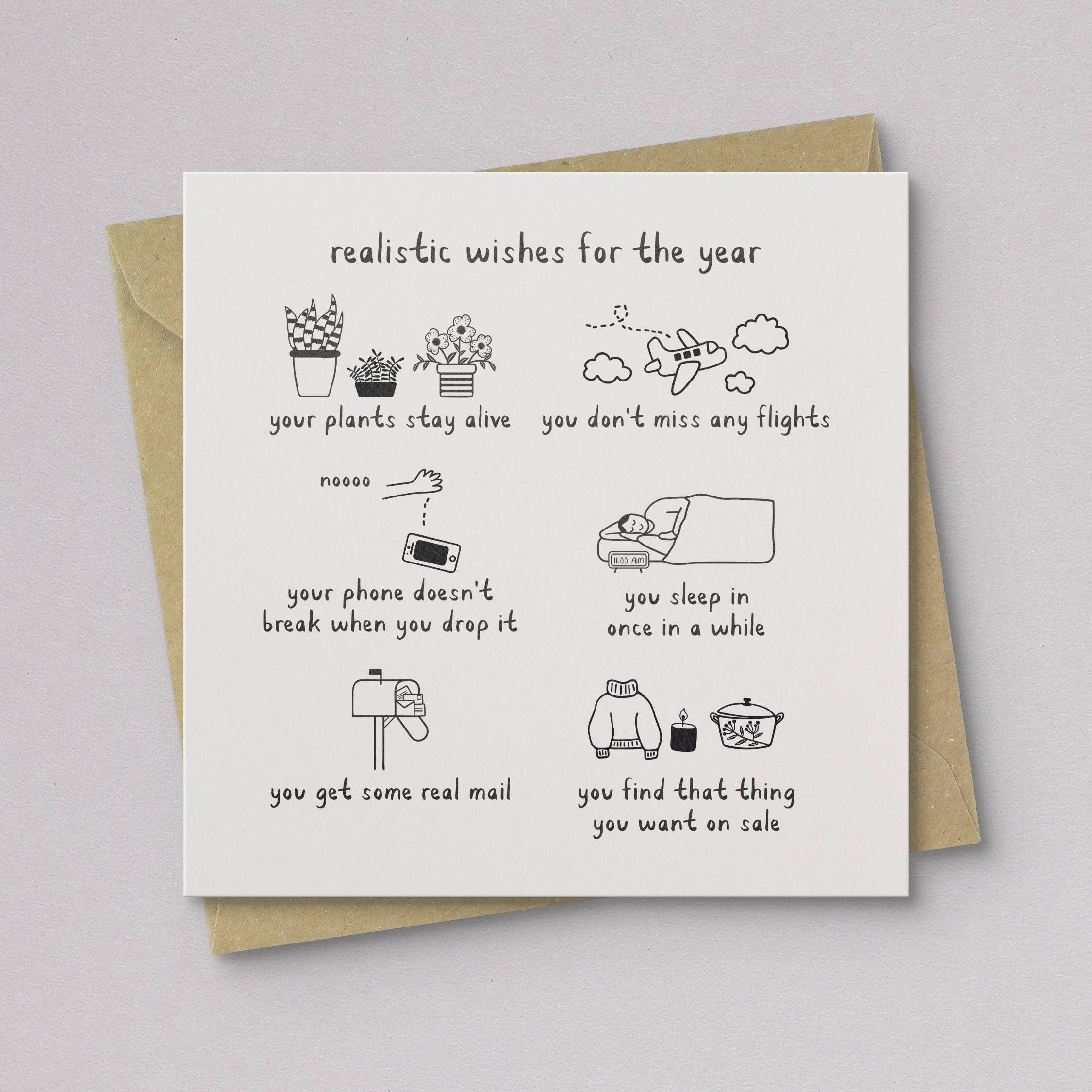 Realistic Wishes Birthday Card - DIGS