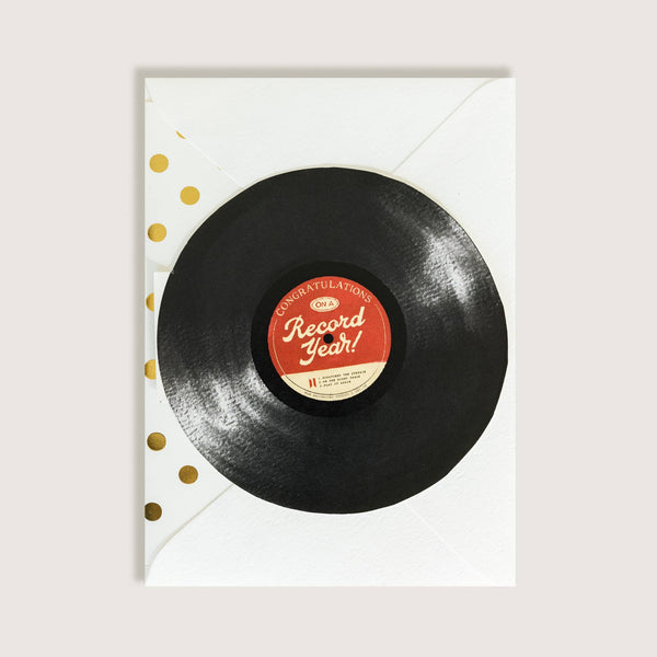 Record Year Congrats Card - DIGS