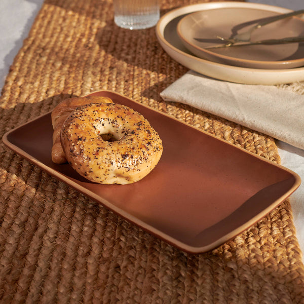 Rectangular Red Cottage Platter - DIGS