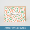 Red Floral Thank You Card - DIGS