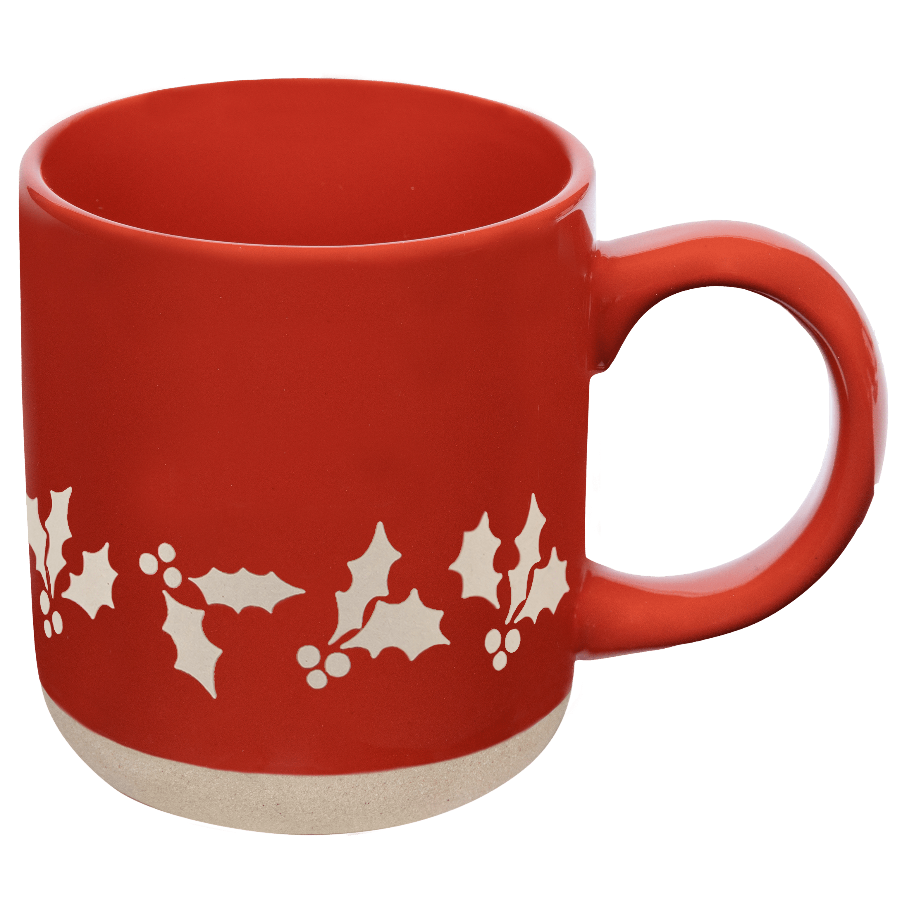 Red Holly Stoneware Mug - DIGS