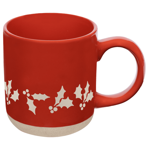 Red Holly Stoneware Mug - DIGS