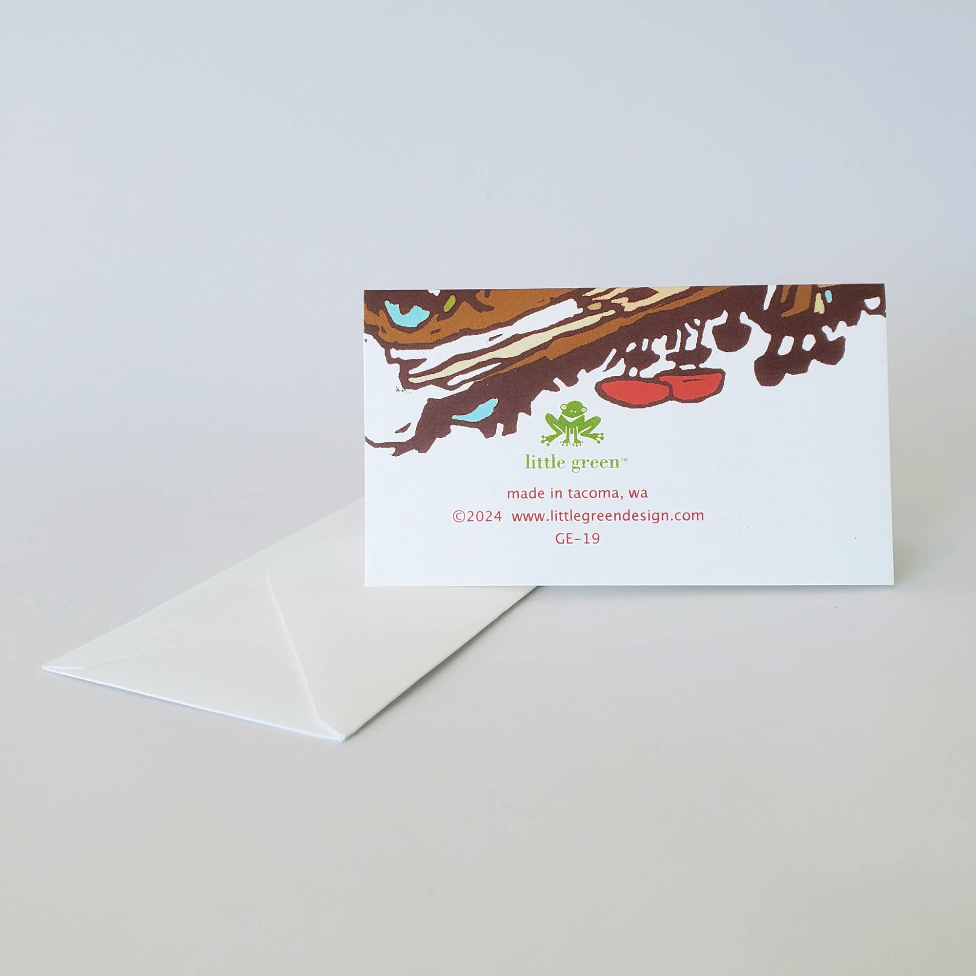 Red Mushroom Mini Note Card - DIGS