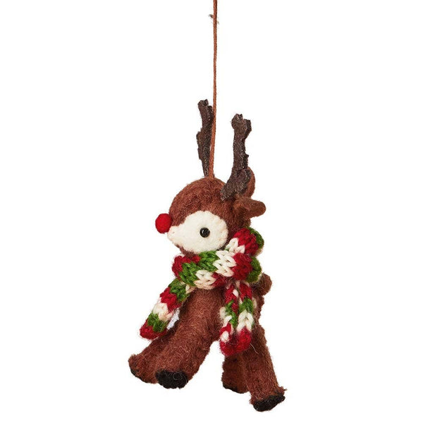 Red-Nose Reindeer Ornament - DIGS