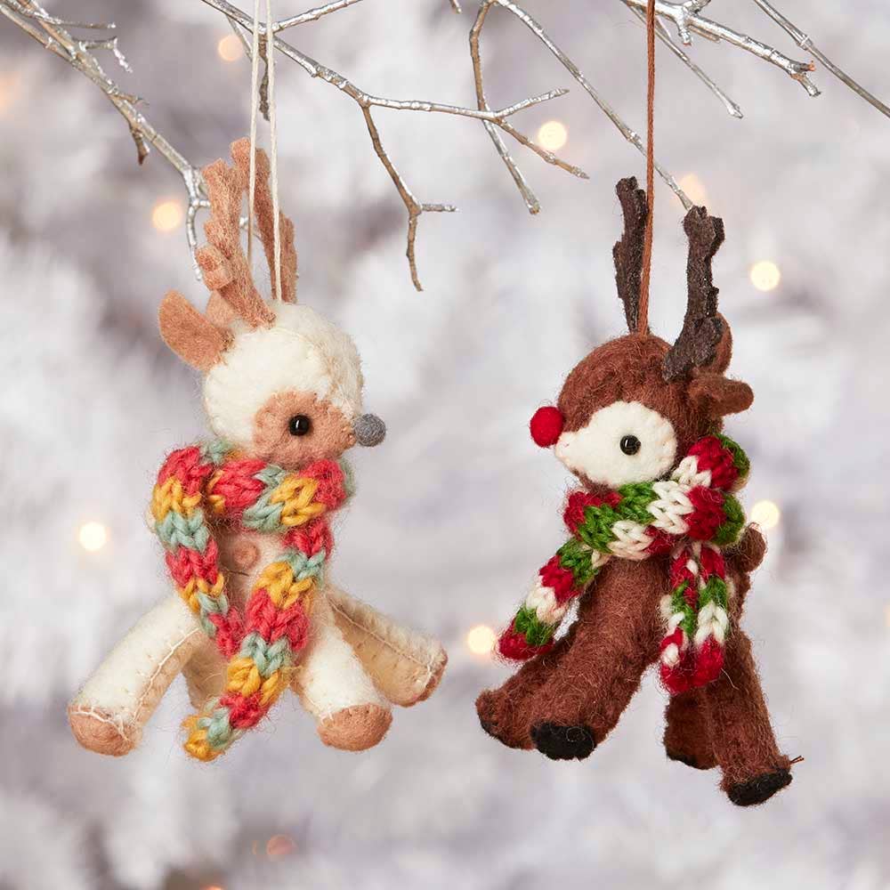 Red-Nose Reindeer Ornament - DIGS