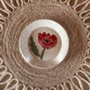 Red Poppy Sgraffito Spoon Rest - DIGS
