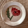 Red Poppy Sgraffito Spoon Rest - DIGS