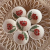 Red Poppy Sgraffito Tea Rest - DIGS
