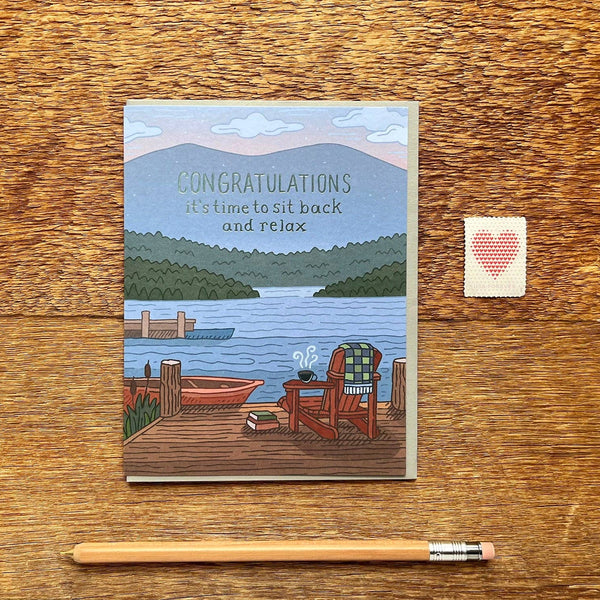 Relax Dock Retirement Card - DIGS