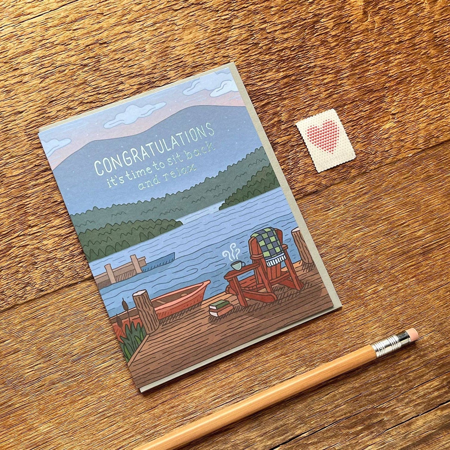 Relax Dock Retirement Card - DIGS