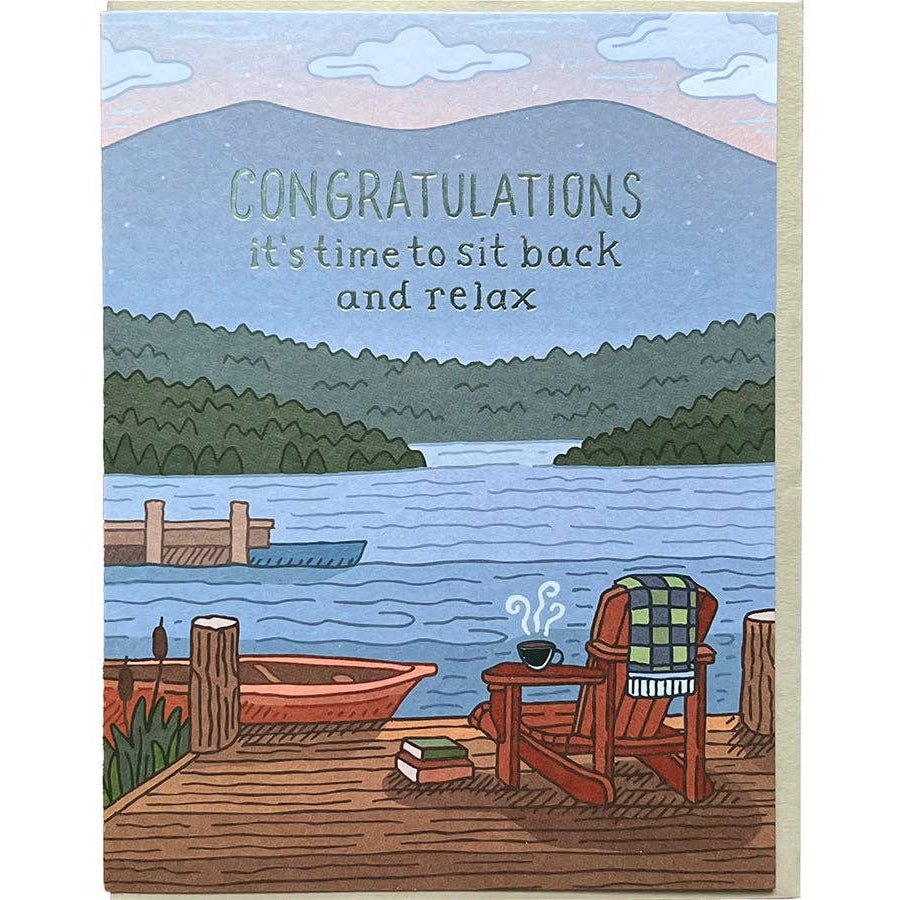 Relax Dock Retirement Card - DIGS