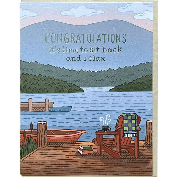 Relax Dock Retirement Card - DIGS