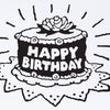 Retro Birthday Cake Card - DIGS