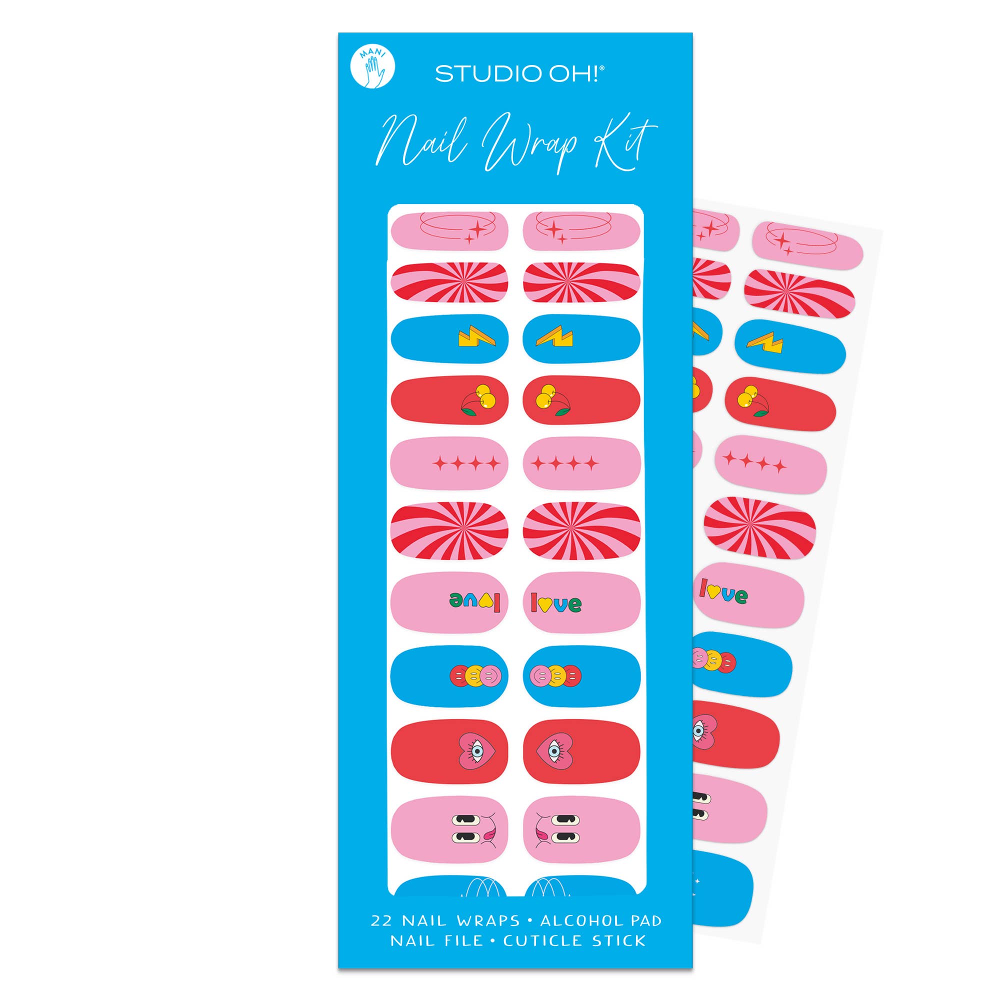 Retro Vibes Nail Wrap Kit - DIGS