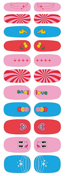 Retro Vibes Nail Wrap Kit - DIGS